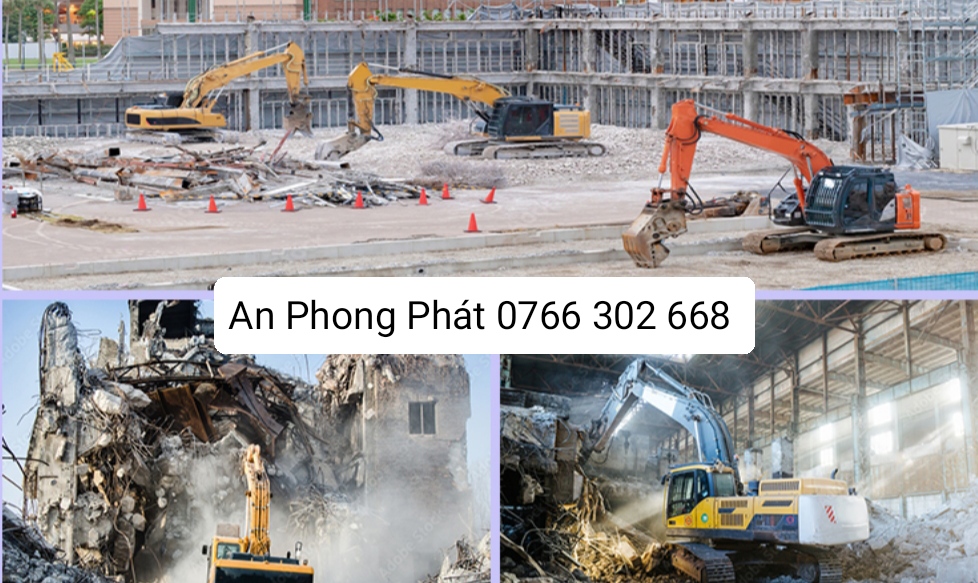 ĐẬP PHÁ NHÀ CŨ QUẬN 3 CÔNG TY TNHH CƠ GIỚI AN PHONG PHÁT 