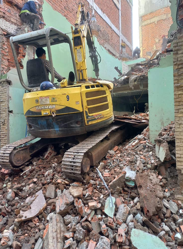 ĐẬP PHÁ NHÀ CŨ QUẬN GÒ VẤP CÔNG TY TNHH CƠ GIỚI AN PHONG PHÁT 