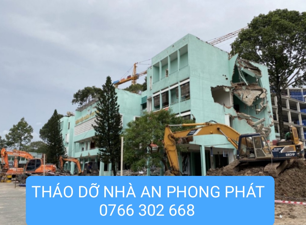 ĐẬP PHÁ NHÀ CŨ QUẬN 12 CÔNG TY TNHH CƠ GIỚI AN PHONG PHÁT 