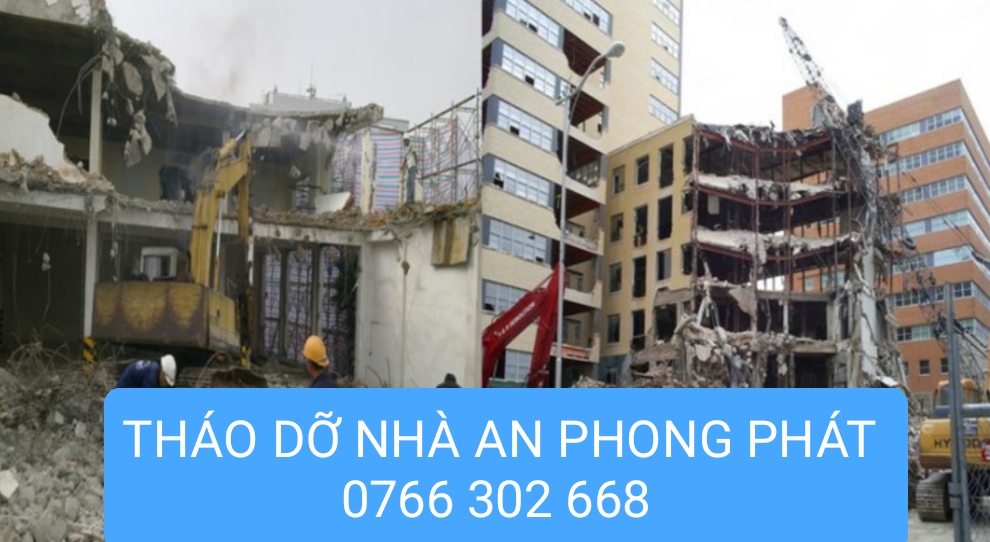 ĐẬP PHÁ NHÀ CŨ QUẬN 12 CÔNG TY TNHH CƠ GIỚI AN PHONG PHÁT 