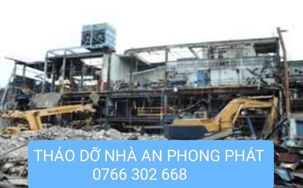 ĐẬP PHÁ NHÀ CŨ QUẬN 12 CÔNG TY TNHH CƠ GIỚI AN PHONG PHÁT 