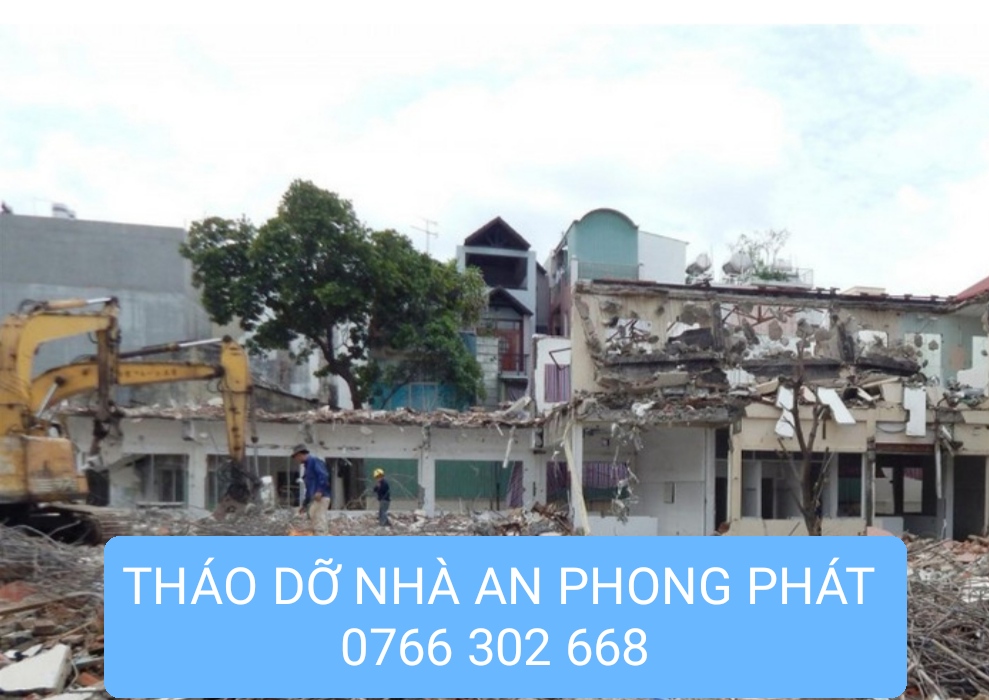 ĐẬP PHÁ NHÀ CŨ QUẬN 12 CÔNG TY TNHH CƠ GIỚI AN PHONG PHÁT 