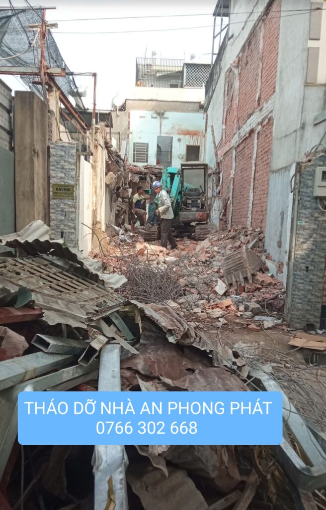ĐẬP PHÁ NHÀ CŨ QUẬN 5 CÔNG TY TNHH CƠ GIỚI AN PHONG PHÁT 