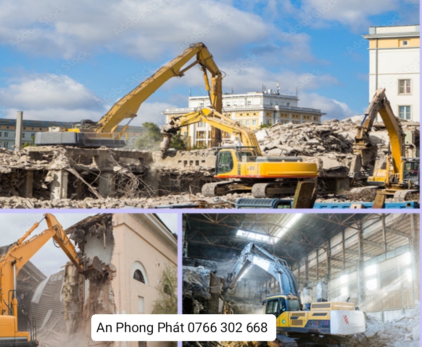 ĐẬP PHÁ NHÀ QUẬN 12 CÔNG TY TNHH CƠ GIỚI AN PHONG PHÁT