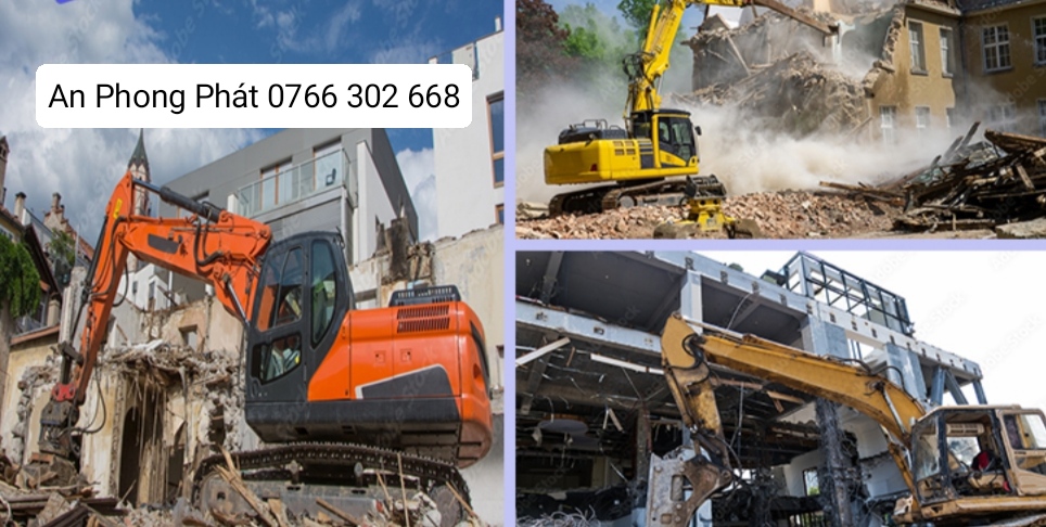 ĐẬP PHÁ NHÀ CŨ QUẬN 3 CÔNG TY TNHH CƠ GIỚI AN PHONG PHÁT 