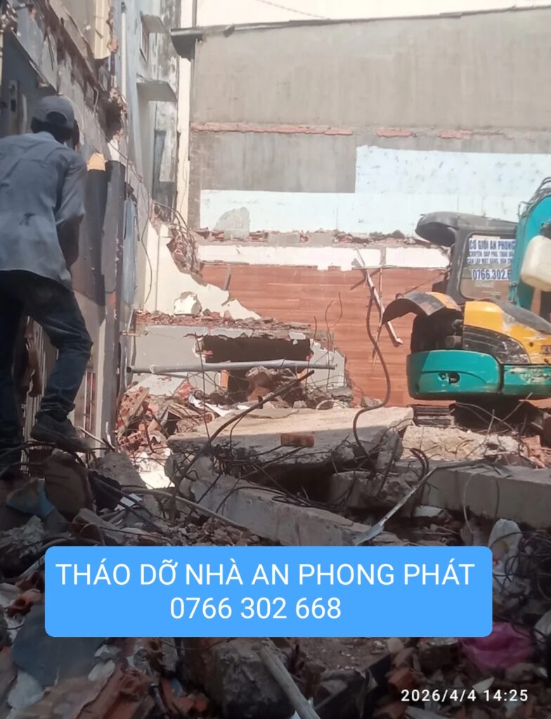 ĐẬP PHÁ NHÀ CŨ QUẬN 6 CÔNG TY TNHH CƠ GIỚI AN PHONG PHÁT 