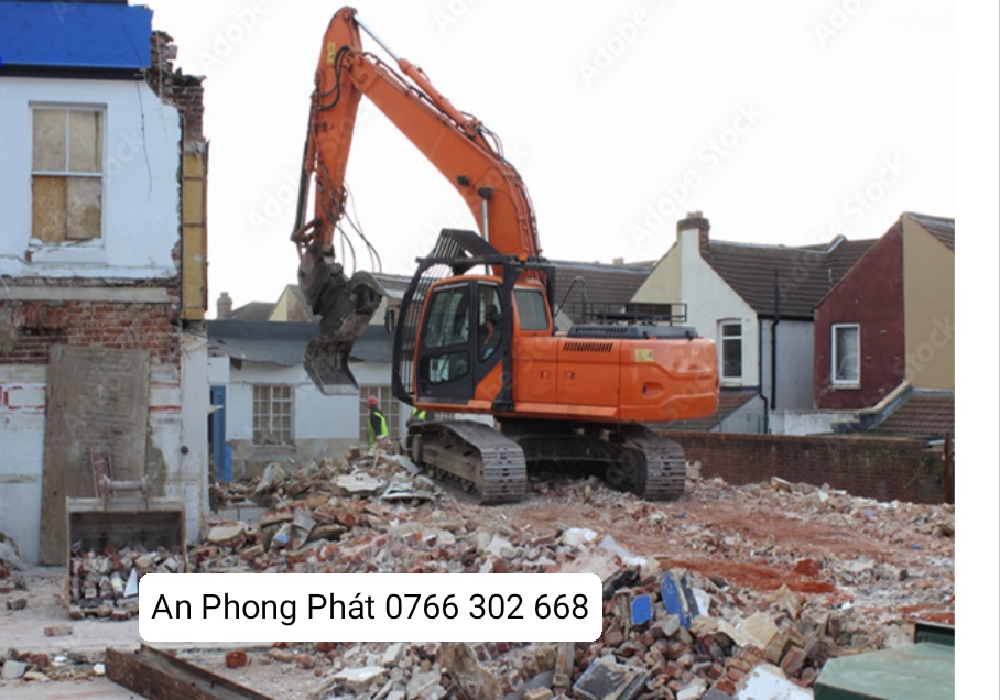 THÁO DỠ NHÀ QUẬN THỦ ĐỨC CÔNG TY TNHH CƠ GIỚI AN PHONG PHÁT